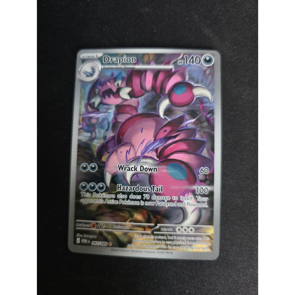 Pokemon Drapion 097/088 TCG Card